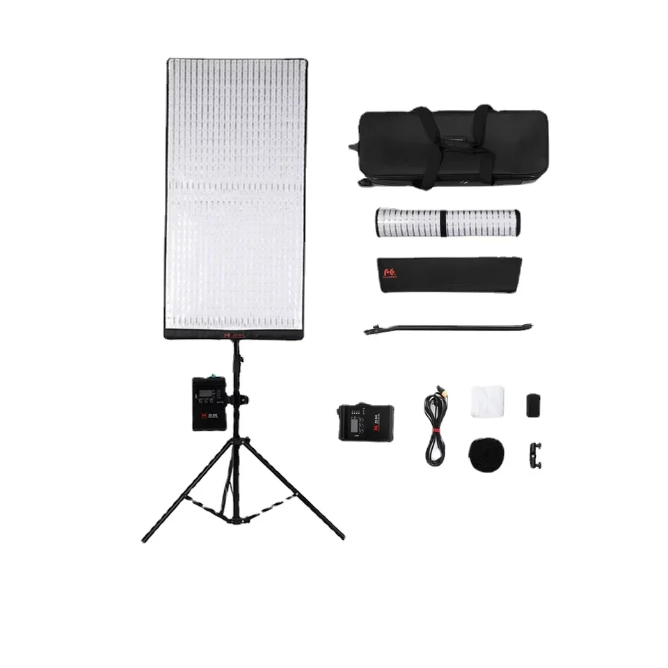 Falcon Eyes RX-848-K1 Roll Flexible Light RGBWW 2800-10000K HSI 300W 0-100% Stepless Dimming Studio Vedio Photography Lamp
Falcon Eyes RX-848-K1 Roll Flexible Light RGBWW 2800-10000K HSI 300W 0-100% Stepless Dimming Studio Vedio Photography Lamp