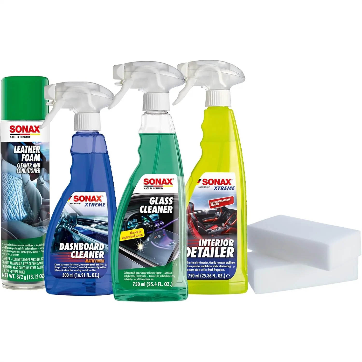 5-Piece Complete Interior Cleaning Set for Cars, Dashboard Cleaner, Leather Foam, Upholstery & Carpet Cleaner, Glass Cleaner &
5-Piece Complete Interior Cleaning Set for Cars, Dashboard Cleaner, Leather Foam, Upholstery & Carpet Cleaner, Glass Cleaner &