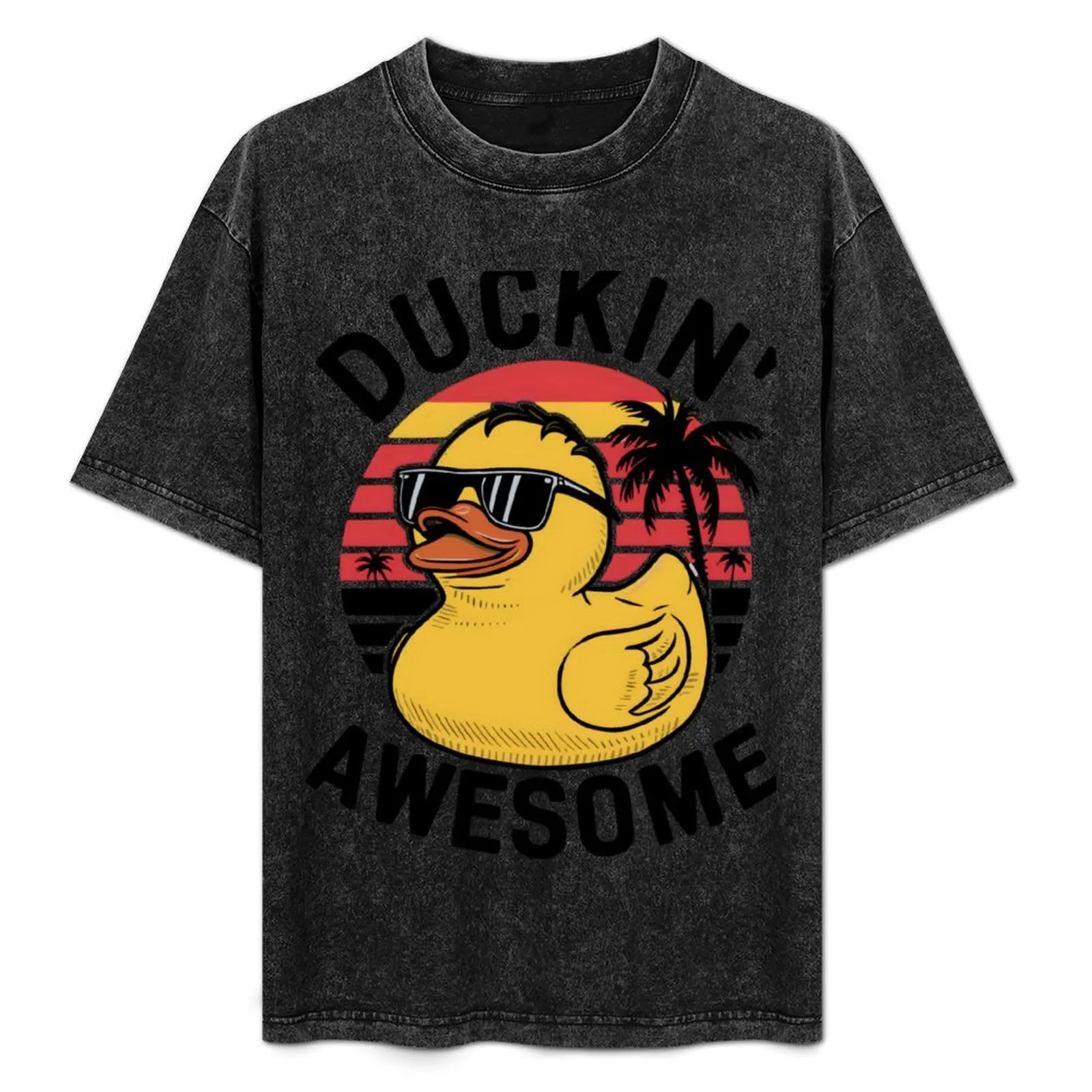 Yellow Rubber Duck With Sunglasses Duckin Awesome T-Shirt Funny t-shirts vintage anime shirt t shirt men 100℅ cotton
Yellow Rubber Duck With Sunglasses Duckin Awesome T-Shirt Funny t-shirts vintage anime shirt t shirt men 100℅ cotton