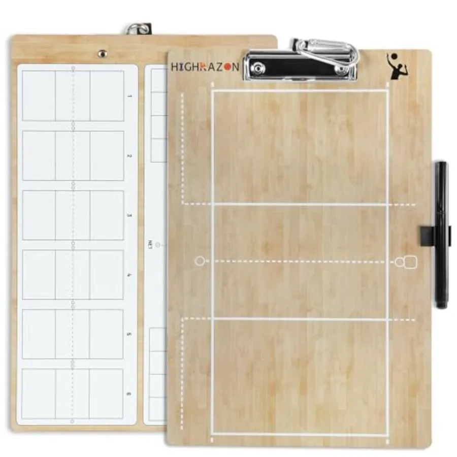 Volleyball Coaches Clipboard, Double-Sided Dry Erase Coach Clipboard, Burlywood Volleyball Whiteboard for Coaches, Lineup White
Volleyball Coaches Clipboard, Double-Sided Dry Erase Coach Clipboard, Burlywood Volleyball Whiteboard for Coaches, Lineup White