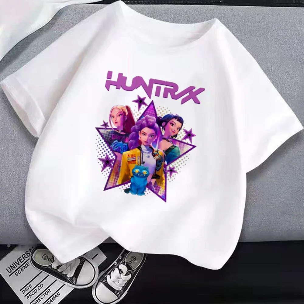 Детская футболка KPop «Охотники на демонов» с принтом, модные повседневные топы 2025 года, футболка с круглым вырезом из фильма для девочек и мальчиков, повседневная одежда для маленьких девочек
Детская футболка KPop «Охотники на демонов» с принтом, модные повседневные топы 2025 года, футболка с круглым вырезом из фильма для девочек и мальчиков, повседневная одежда для маленьких девочек