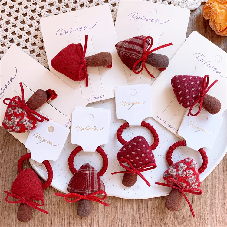 2pcs Red Mushroom Head Ties Dot Flower Bow Rubber Hair Ties Head Band Fashion Hairband Childen Hair Accessories
2pcs Red Mushroom Head Ties Dot Flower Bow Rubber Hair Ties Head Band Fashion Hairband Childen Hair Accessories