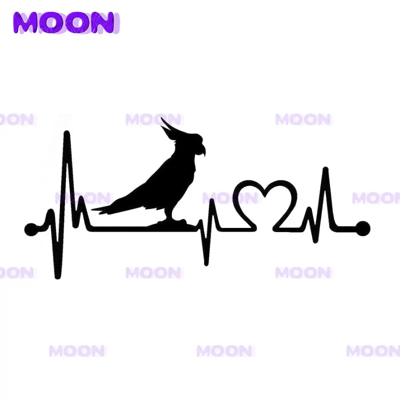 Personalized Car Decal Cute Animal Sticker Parrot Heartbeat Car Decal Suitable for Car Bumper Vinyl Black/silver Car Decal
Personalized Car Decal Cute Animal Sticker Parrot Heartbeat Car Decal Suitable for Car Bumper Vinyl Black/silver Car Decal
