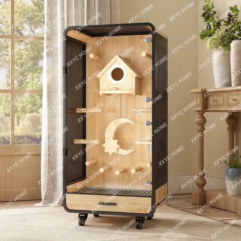 Solid Wood Luxury Villa with Nest Large Extra Large Double-Layer Bird Cage CustomiGG8ation
Solid Wood Luxury Villa with Nest Large Extra Large Double-Layer Bird Cage CustomiGG8ation