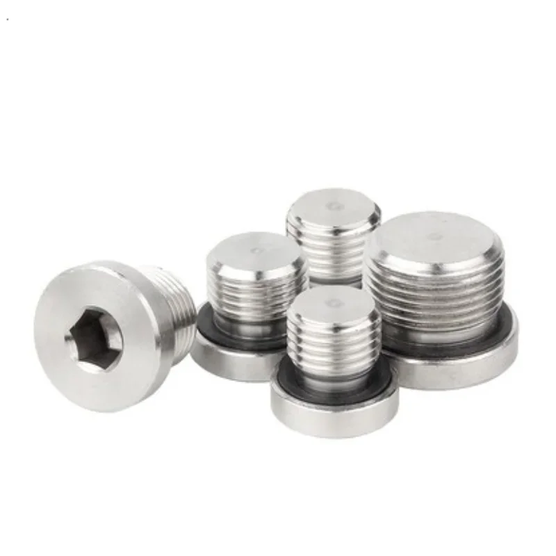 BSP Метрическая наружная резьба 304, шестигранная заглушка из нержавеющей стали, уплотнительное кольцо ED, фланец, внутренний шестигранный болт, фитинг для масляной водопроводной трубы
BSP Метрическая наружная резьба 304, шестигранная заглушка из нержавеющей стали, уплотнительное кольцо ED, фланец, внутренний шестигранный болт, фитинг для масляной водопроводной трубы