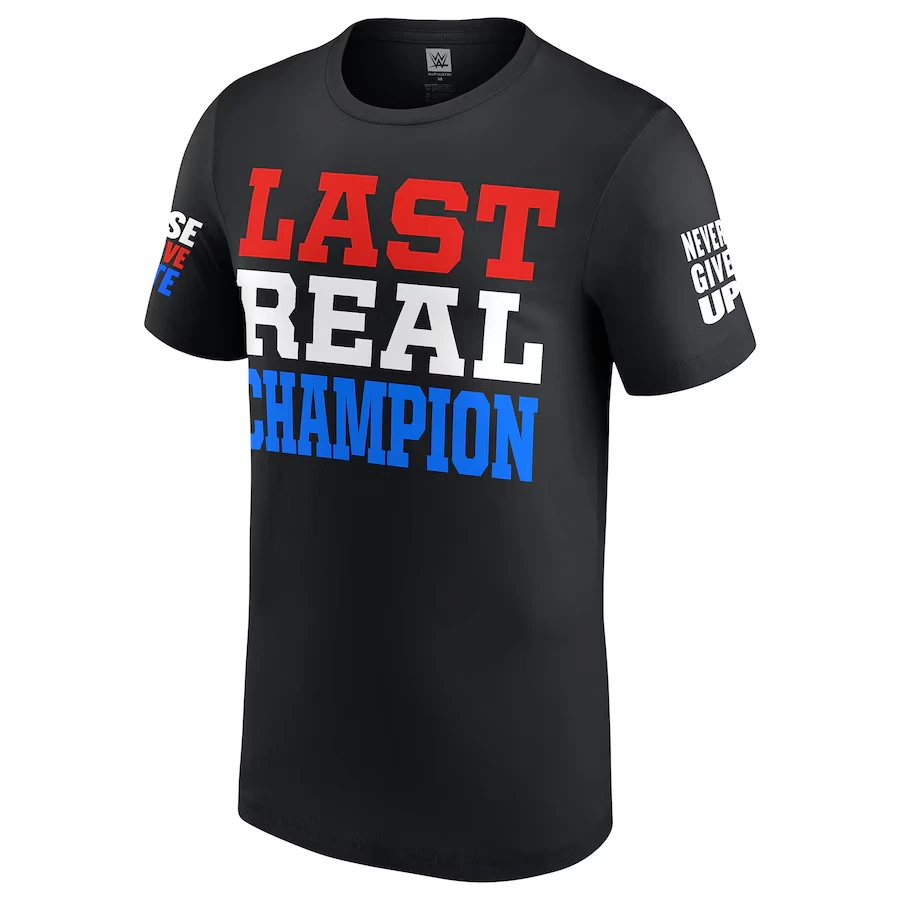 Mens Black John Cena Champion Tshirt Is Simple Unique Sweat Absorbing Breathable And Odor Resistant Suitable For Outdoor Sports
Mens Black John Cena Champion Tshirt Is Simple Unique Sweat Absorbing Breathable And Odor Resistant Suitable For Outdoor Sports