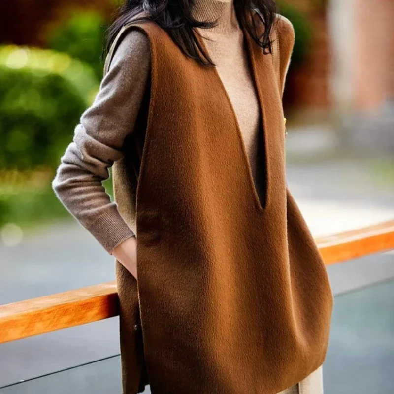 Pullover Lady Sweaters Fashion Clothing 2025 Knit Vests for Women Solid Waistcoat Wear To Work Crochet Clothes Jumper Luxury Y2k
Pullover Lady Sweaters Fashion Clothing 2025 Knit Vests for Women Solid Waistcoat Wear To Work Crochet Clothes Jumper Luxury Y2k