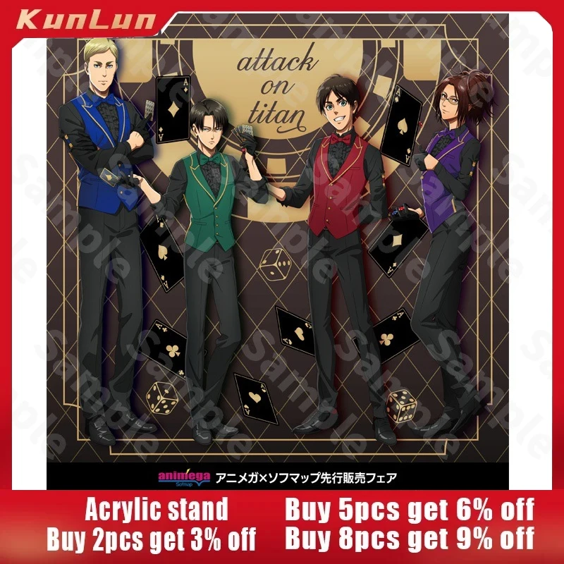 Attack On Titans Japanese Anime Peripherals Poker Version Acrylic Stand Collectible Desk Ornaments Creative Birthday Gifts Toy
Attack On Titans Japanese Anime Peripherals Poker Version Acrylic Stand Collectible Desk Ornaments Creative Birthday Gifts Toy