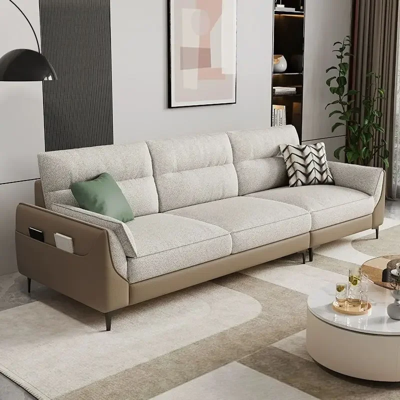 Modern simple cotton and linen fabric sofa removable and washable inline row sofa home living room sofa
Modern simple cotton and linen fabric sofa removable and washable inline row sofa home living room sofa