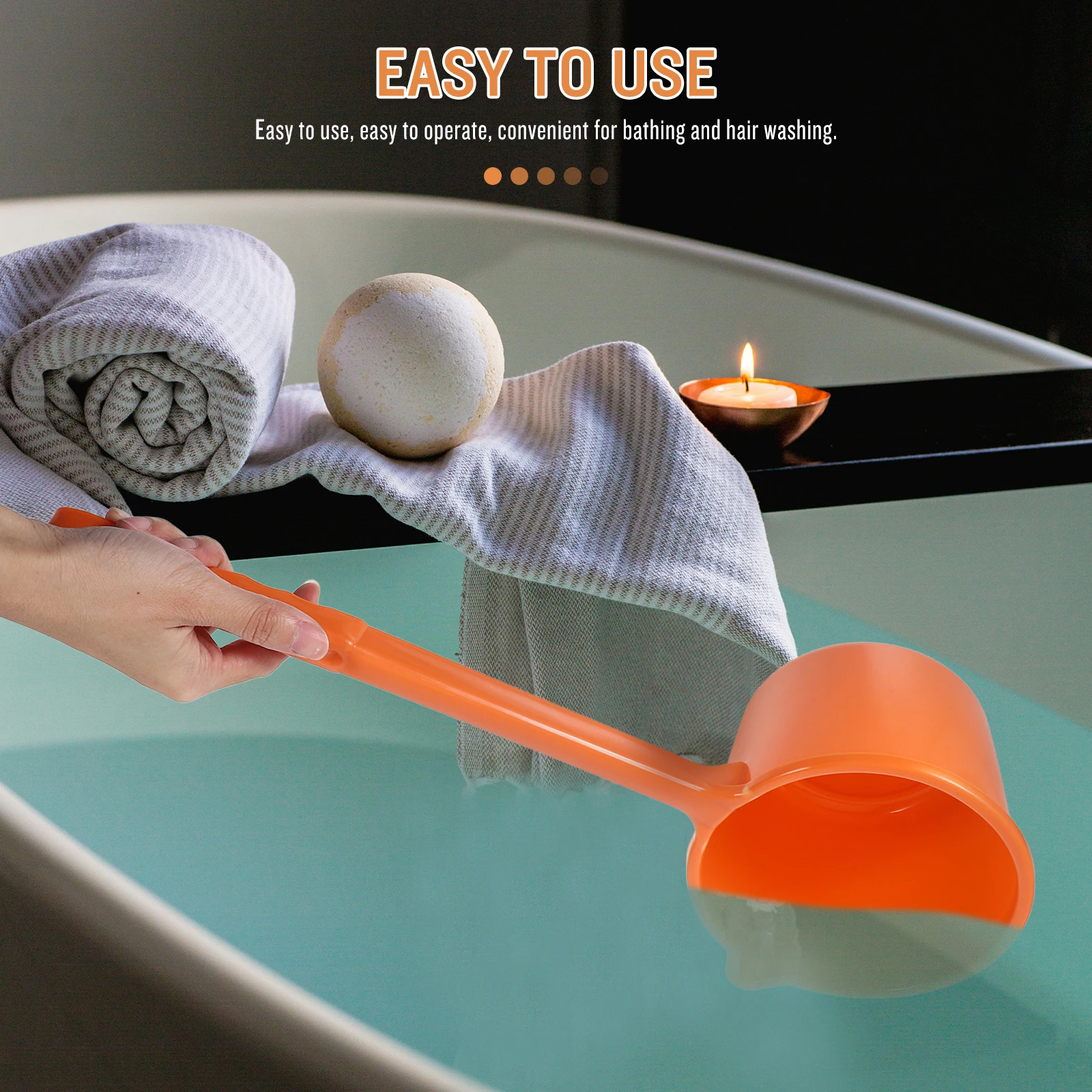 Long Handle Bath Spoon Water Scoop Durable PP Large Capacity Shower Ladle Household Bathing Tool Multipurpose Kitchen Garden
Long Handle Bath Spoon Water Scoop Durable PP Large Capacity Shower Ladle Household Bathing Tool Multipurpose Kitchen Garden