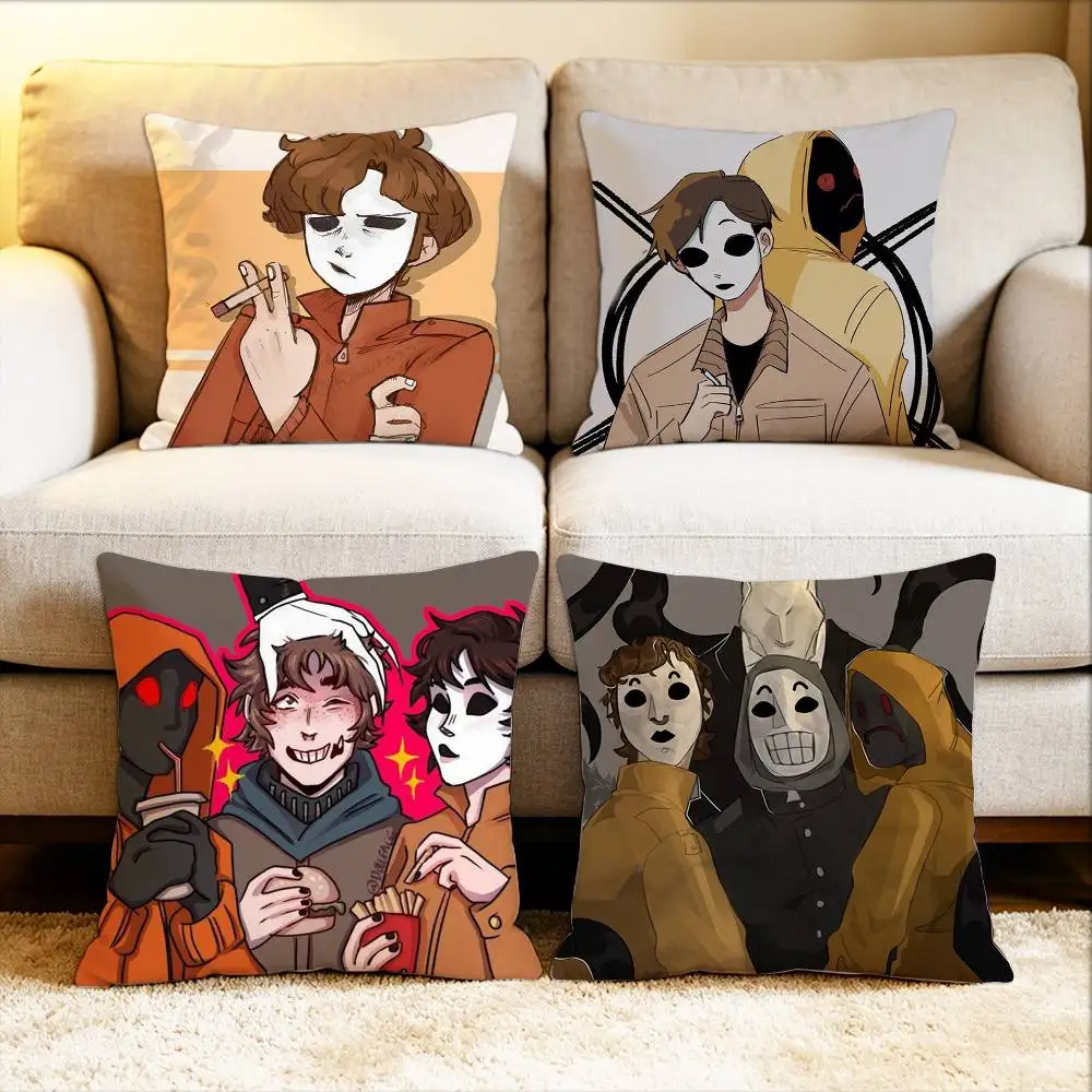 O-perator MH Marble Hornets Various Sizes Square Pillow Case For Car Home Bedchamber Decor
O-perator MH Marble Hornets Various Sizes Square Pillow Case For Car Home Bedchamber Decor
