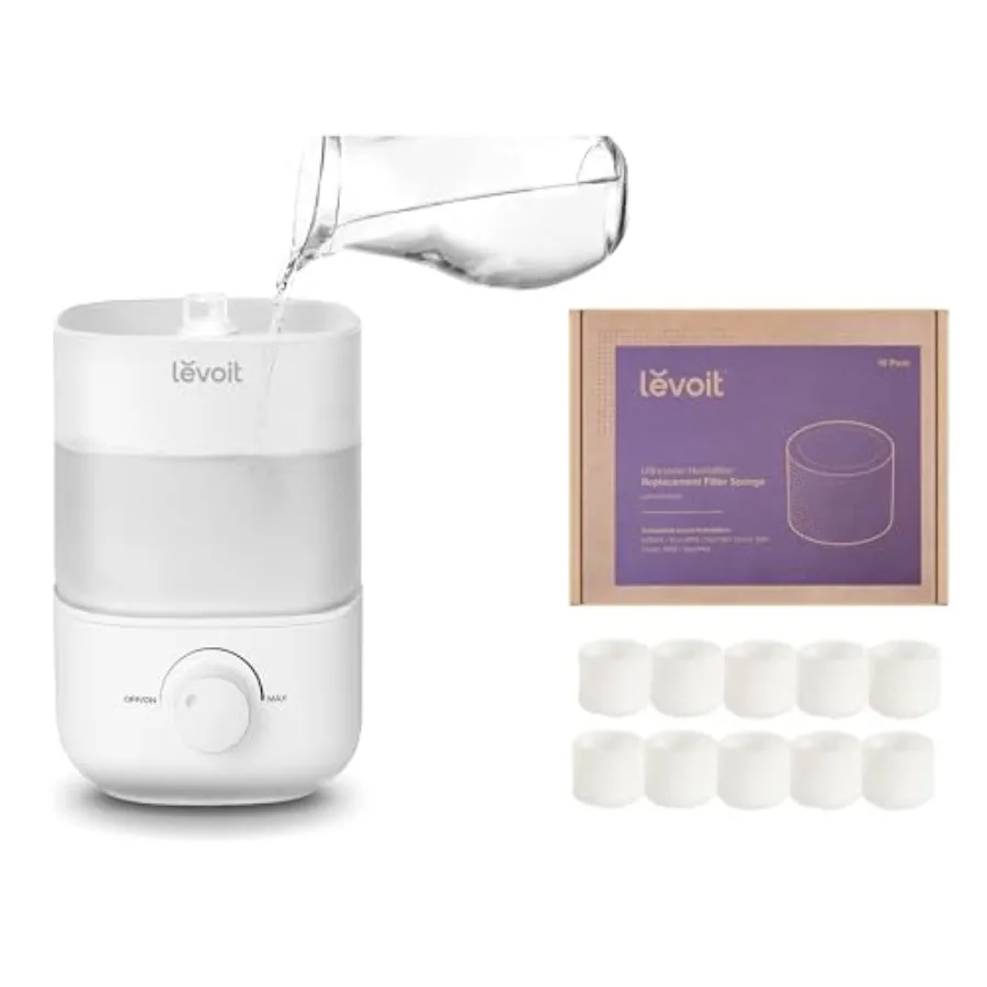 Top Fill Humidifiers and 10 Pack Replacement Filter
Top Fill Humidifiers and 10 Pack Replacement Filter