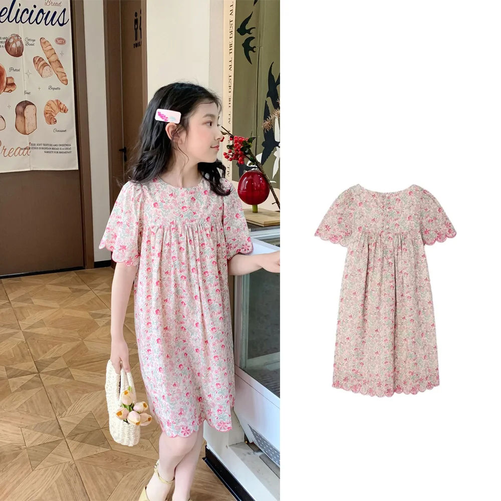 kids dress 2026 summer girls cute flower print short sleeve princess dresses
kids dress 2026 summer girls cute flower print short sleeve princess dresses