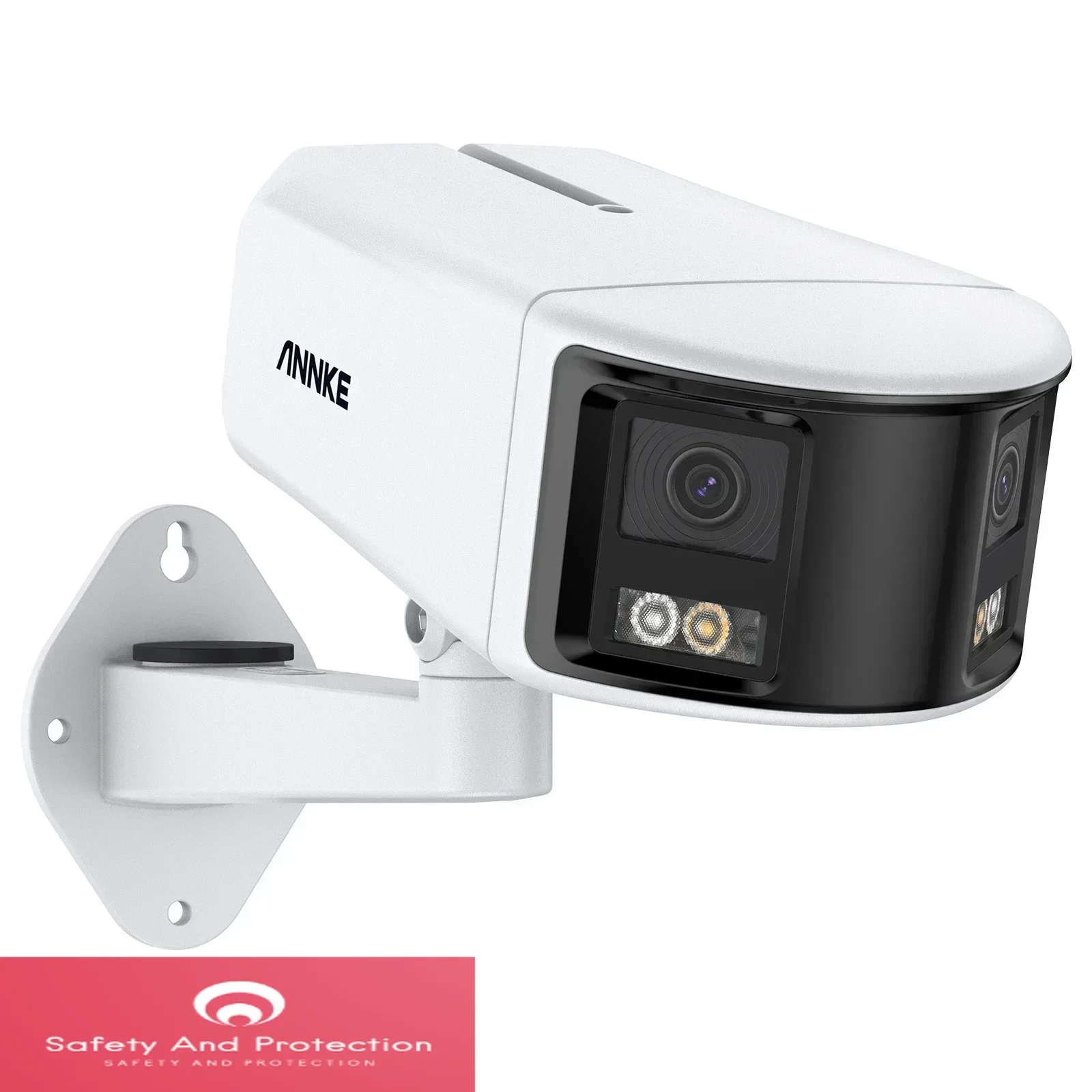 ANNKE 4K(8MP) Dual Lens Panoramic 180 FOV POE IP Camera Fixed Network Camera White Light& IR & AI & Color Night
ANNKE 4K(8MP) Dual Lens Panoramic 180 FOV POE IP Camera Fixed Network Camera White Light& IR & AI & Color Night