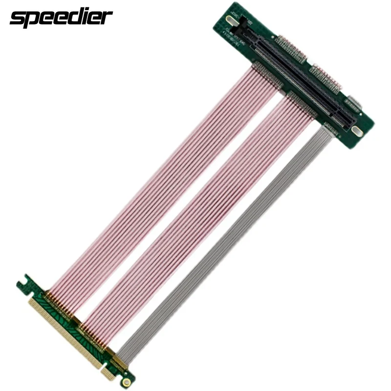 Riser Pcie Extension Cable 16x 4.0 PCI-e PCI Express4.0 16X Extension Cable pcie Riser Cable 16x (pcie 16X 90 Degree Cable 15cm)
Riser Pcie Extension Cable 16x 4.0 PCI-e PCI Express4.0 16X Extension Cable pcie Riser Cable 16x (pcie 16X 90 Degree Cable 15cm)