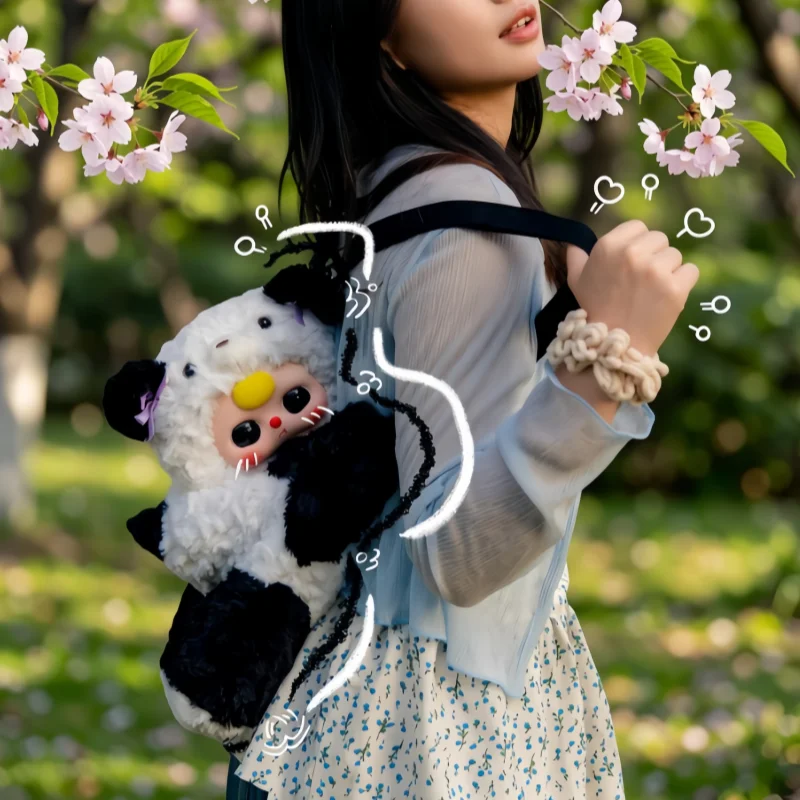 Dapiaoliang Plush Bunny Backpack Long Eared Soft Fluffy Cute Stuffed Doll Decorative Bag Pendant Blind Box Style For Young Women
Dapiaoliang Plush Bunny Backpack Long Eared Soft Fluffy Cute Stuffed Doll Decorative Bag Pendant Blind Box Style For Young Women
