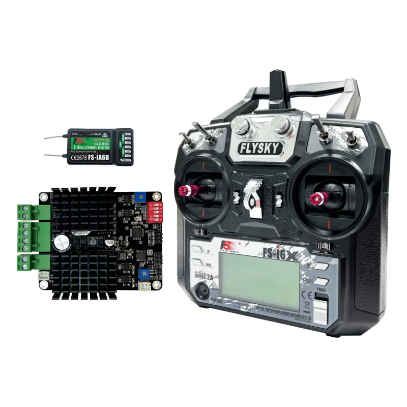 2.4G RC Model ESC Board, 2WD/4WD High-Power DC Brushed Motor Smart Car Control Board FLYSKY
2.4G RC Model ESC Board, 2WD/4WD High-Power DC Brushed Motor Smart Car Control Board FLYSKY