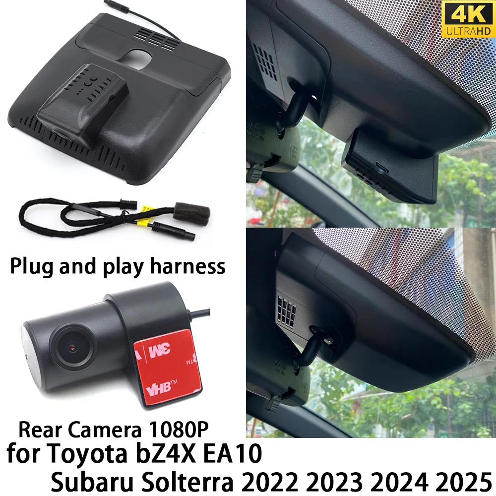 for Toyota bZ4X EA10 Subaru Solterra 4K DVR Dash Cam OEM Front Rear Camera Video Recorder Night Vision Wifi 2160P
for Toyota bZ4X EA10 Subaru Solterra 4K DVR Dash Cam OEM Front Rear Camera Video Recorder Night Vision Wifi 2160P