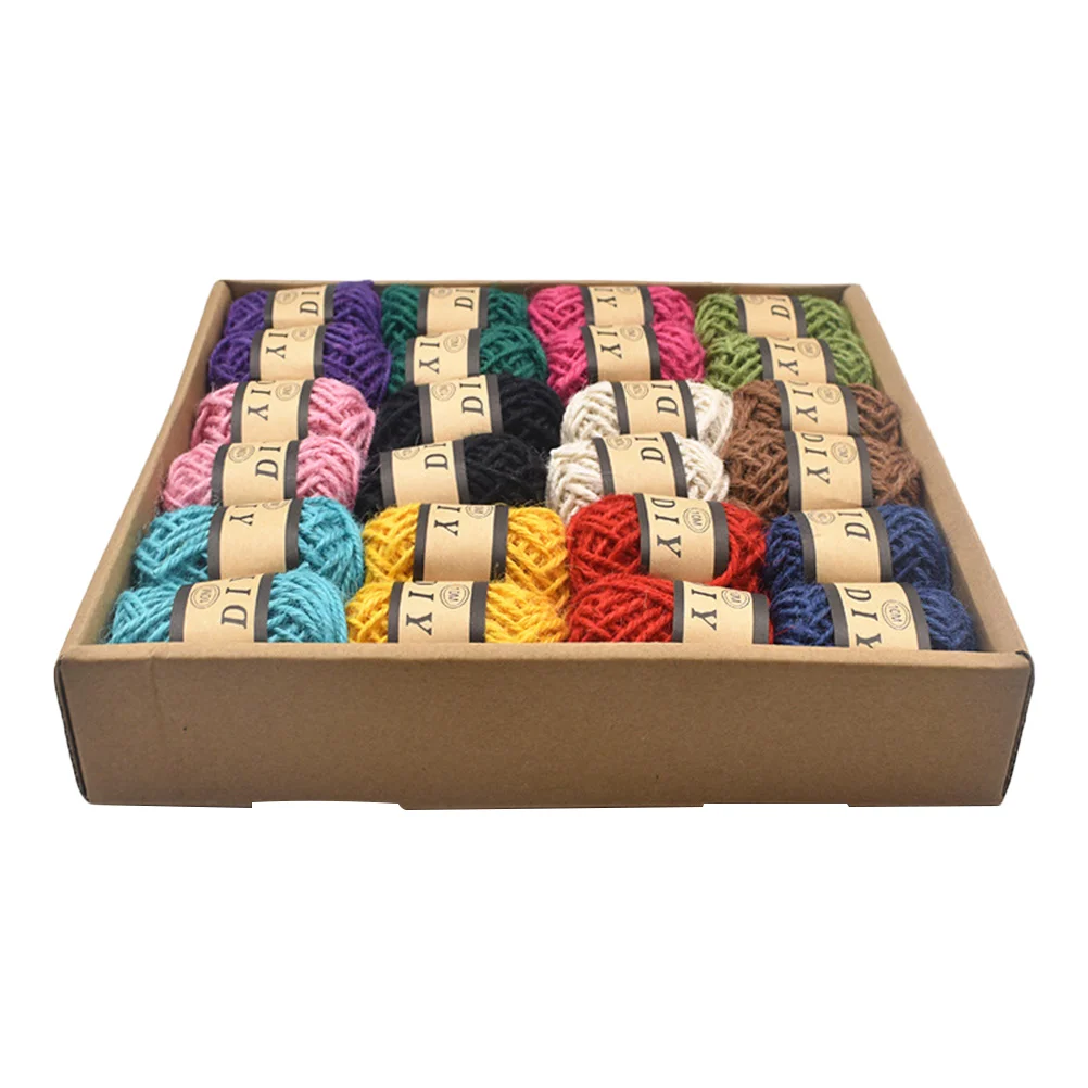 24 Rolls 10m Colored Rope for Craft DIY Decorative Packaging Gifts Parties Weddings Christmas Halloween SturdyReusable
24 Rolls 10m Colored Rope for Craft DIY Decorative Packaging Gifts Parties Weddings Christmas Halloween SturdyReusable
