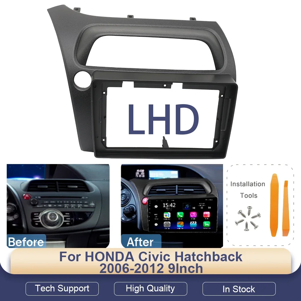 2DIN Head Unit Dash Panel Installation Frame for HONDA Civic Hatchback 2006-2012 9 Inch Android Car Radio Fascias Stereo Player
2DIN Head Unit Dash Panel Installation Frame for HONDA Civic Hatchback 2006-2012 9 Inch Android Car Radio Fascias Stereo Player