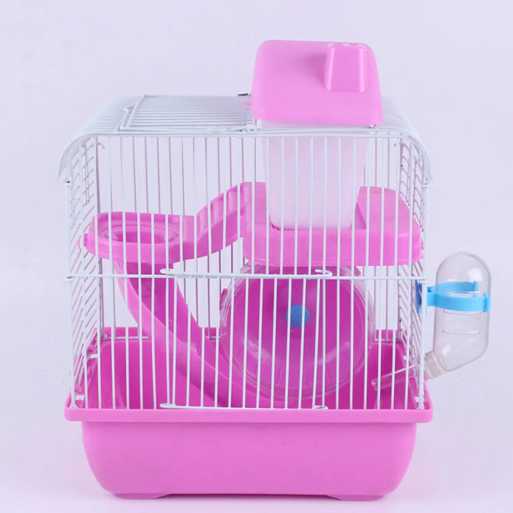 1pc Double Layer Hamster Cage Acrylic Portable Small Pets House Chinchilla Hamster House (Light Pink)
1pc Double Layer Hamster Cage Acrylic Portable Small Pets House Chinchilla Hamster House (Light Pink)