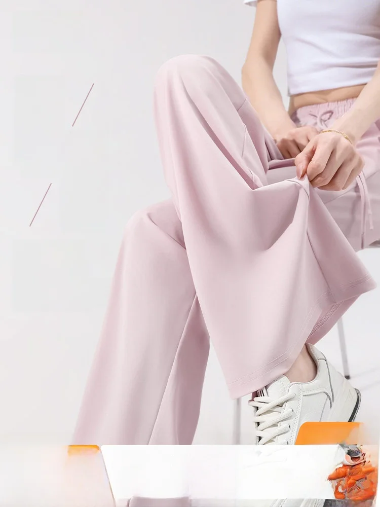 Snow Flying Women's Casual Pants Summer New Sport Wide Leg Pants Ice Silk Sun Protection Micro Flared Pants Casual Style
Snow Flying Women's Casual Pants Summer New Sport Wide Leg Pants Ice Silk Sun Protection Micro Flared Pants Casual Style