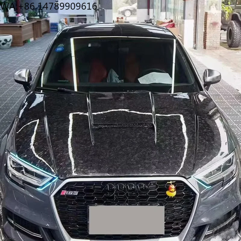 New High Quality A3 S3 RS3 Carbon Fiber Exhaust Hood with 100% Fitment for A3 S3 RS3 2012+
New High Quality A3 S3 RS3 Carbon Fiber Exhaust Hood with 100% Fitment for A3 S3 RS3 2012+