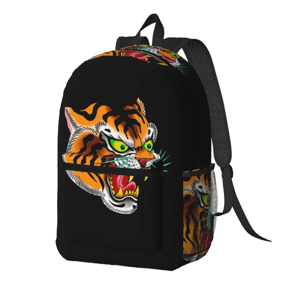 Retro Traditional Tattoo Cartoon Tiger Backpack Daypack Large Capacity Boys Girls BookBag School Bag Shoulder Bags for Men Women
Retro Traditional Tattoo Cartoon Tiger Backpack Daypack Large Capacity Boys Girls BookBag School Bag Shoulder Bags for Men Women