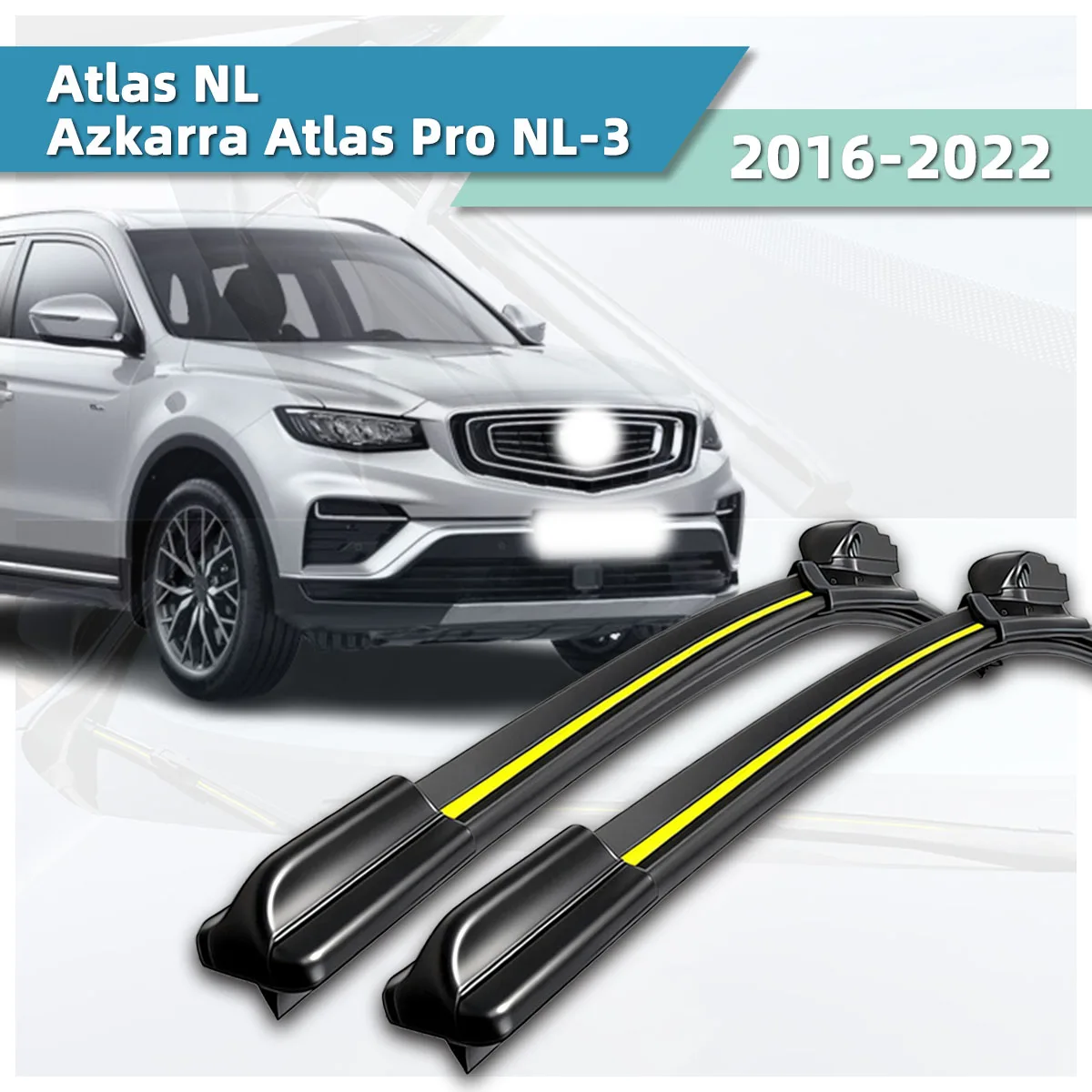 Suitable For Geely Atlas NL/Azkarra Atlas Pro NL-3 (2016-2022) Car Wiper Blades Natural Rubber Durable Front Windshield Wiper
Suitable For Geely Atlas NL/Azkarra Atlas Pro NL-3 (2016-2022) Car Wiper Blades Natural Rubber Durable Front Windshield Wiper