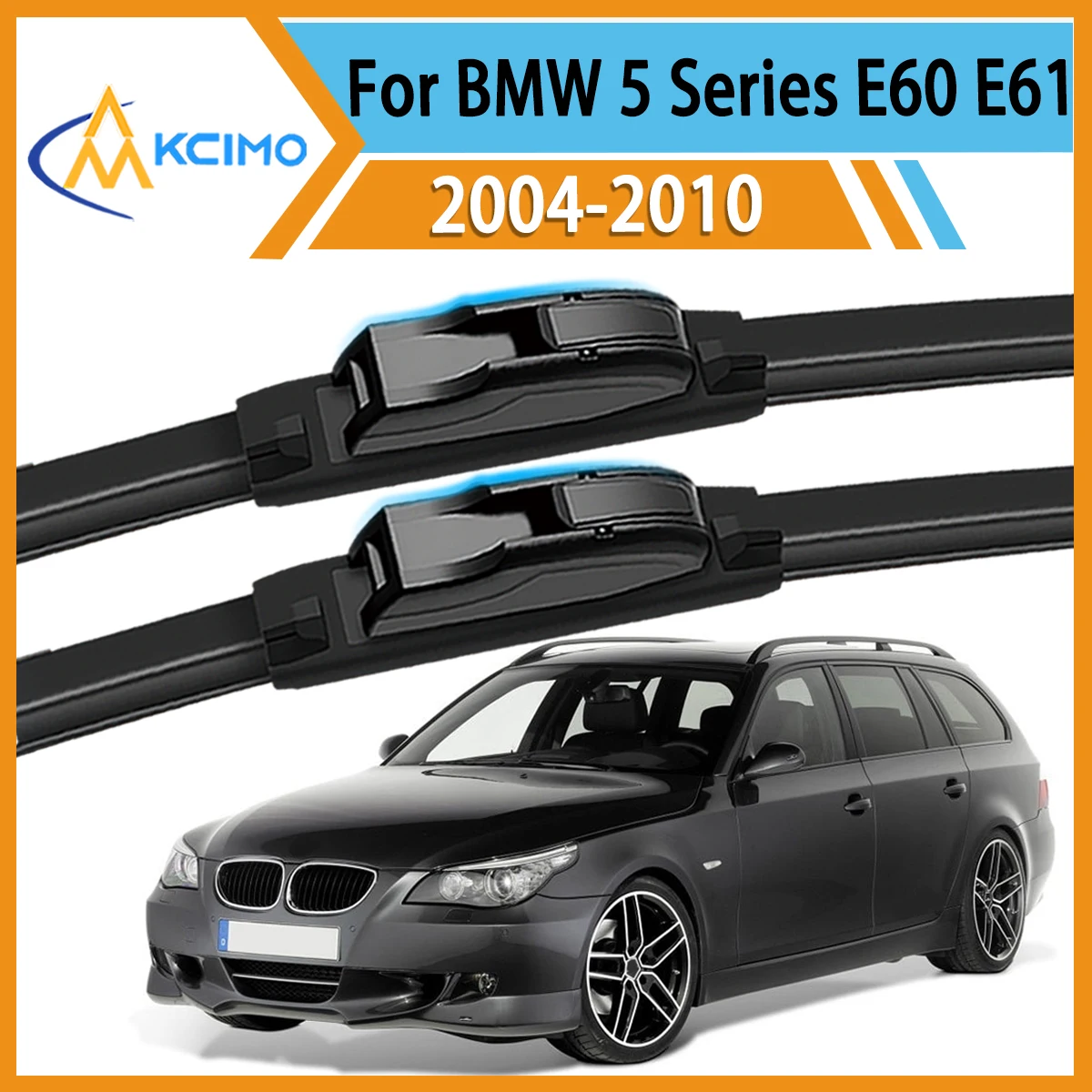 Reliable Durable 2-Pack Windshield Wipers for BMW 5 Series E60E61 2004-2010 Sedan Touring,All-Weather Clear Vision, Safe Driving
Reliable Durable 2-Pack Windshield Wipers for BMW 5 Series E60E61 2004-2010 Sedan Touring,All-Weather Clear Vision, Safe Driving