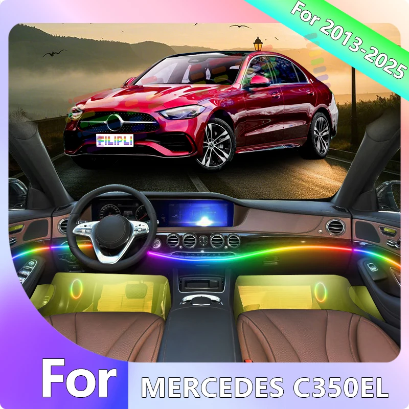 FILIPLI For The MERCEDES-BENZ C350el For 2022 Smart 64 RGB Music Sync Dynamic Atmosphere Lights With APP Control Easy To Install
FILIPLI For The MERCEDES-BENZ C350el For 2022 Smart 64 RGB Music Sync Dynamic Atmosphere Lights With APP Control Easy To Install
