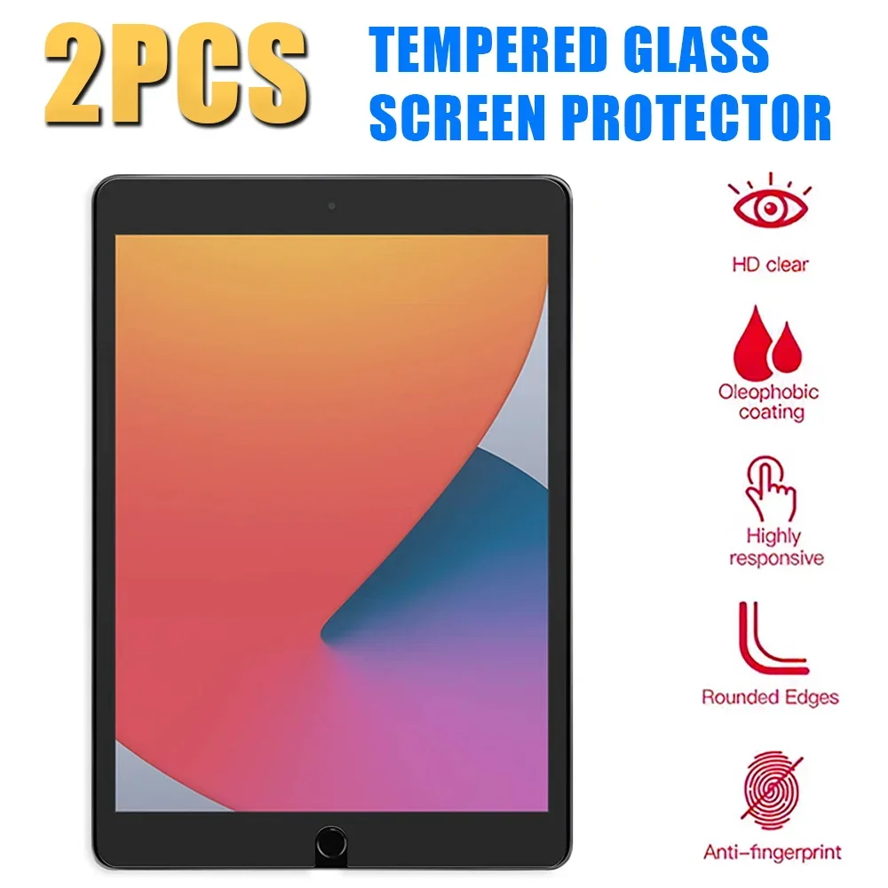 2Pcs Clear Tempered Glass for IPad 9th Gen 10.2 Inch 2021 Tablet Screen Protector Cover 9H Full Coverage Screen
2Pcs Clear Tempered Glass for IPad 9th Gen 10.2 Inch 2021 Tablet Screen Protector Cover 9H Full Coverage Screen