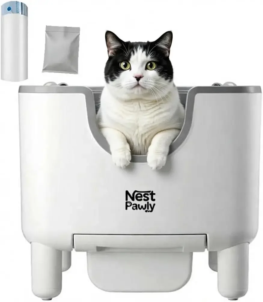 Early Bird Price M07 Self-Cleaning Litter Box - Open-Top Automatic Cat Litter Box with Odor Control, Safety Features, and Easy M
Early Bird Price M07 Self-Cleaning Litter Box - Open-Top Automatic Cat Litter Box with Odor Control, Safety Features, and Easy M
