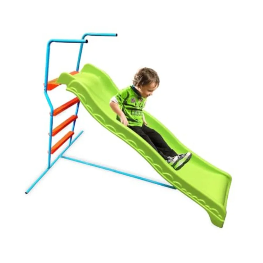 6-Foot Wavy Slide Indoor or Outdoor for Ages 3 to 6 100lb Weight Limit Durable Plastic in Blue with Smooth Surface for Safe Pla
6-Foot Wavy Slide Indoor or Outdoor for Ages 3 to 6 100lb Weight Limit Durable Plastic in Blue with Smooth Surface for Safe Pla