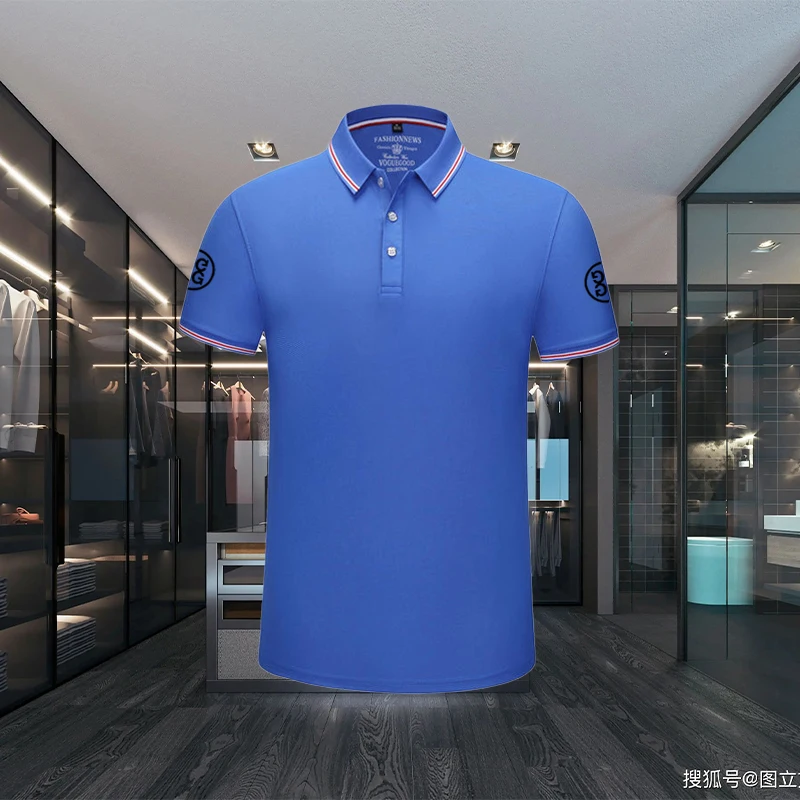 Summer polo shirt, short sleeved embroidered T-shirt, casual and comfortable men's and women's clothing
Summer polo shirt, short sleeved embroidered T-shirt, casual and comfortable men's and women's clothing