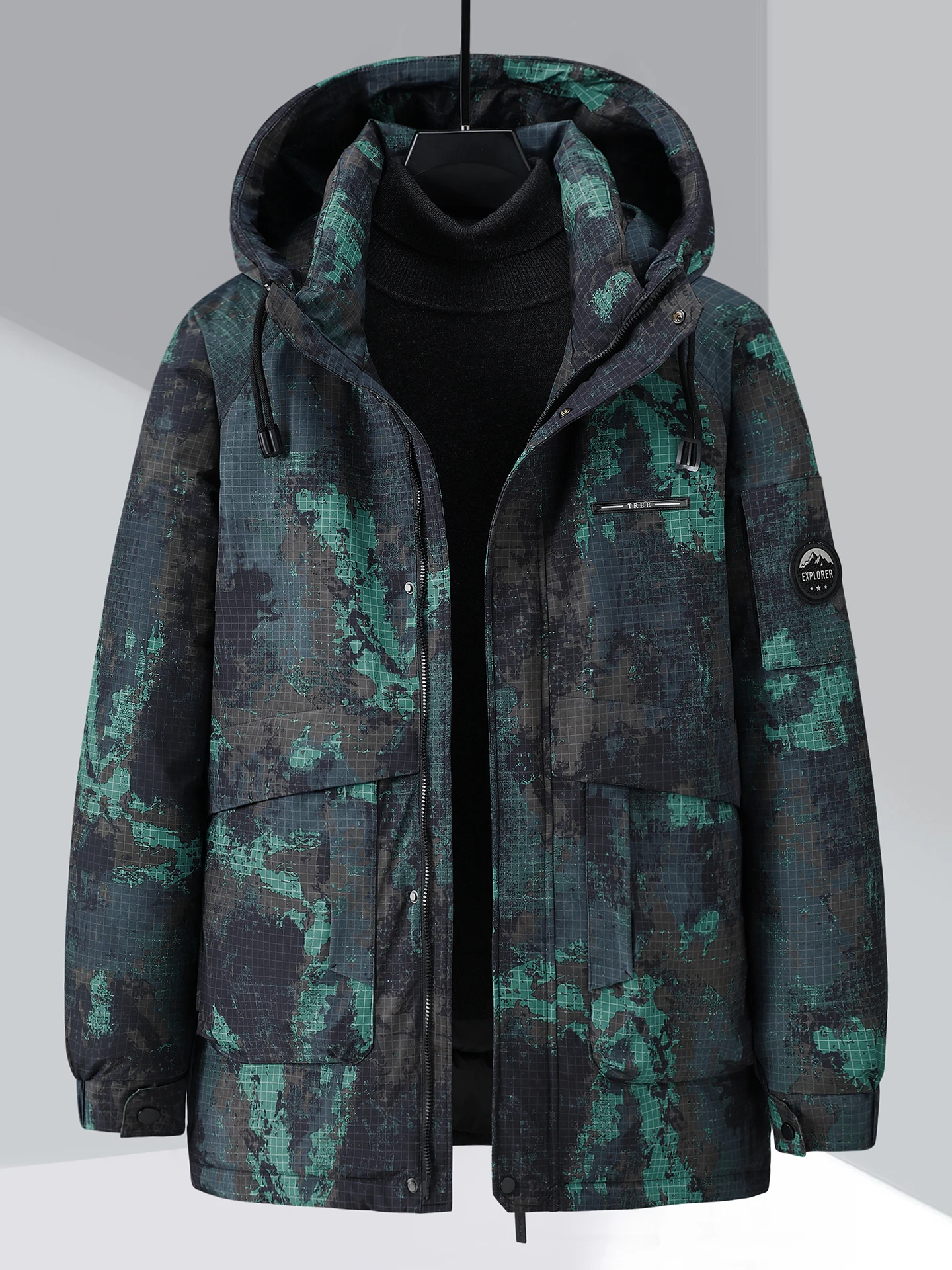 Очень большое зимнее хлопковое пальто-куртка для мужчин, камуфляжное, утепленное, больших размеров, защищающее от холода, 4 очень больших размера, 300 P...
Очень большое зимнее хлопковое пальто-куртка для мужчин, камуфляжное, утепленное, больших размеров, защищающее от холода, 4 очень больших размера, 300 P...