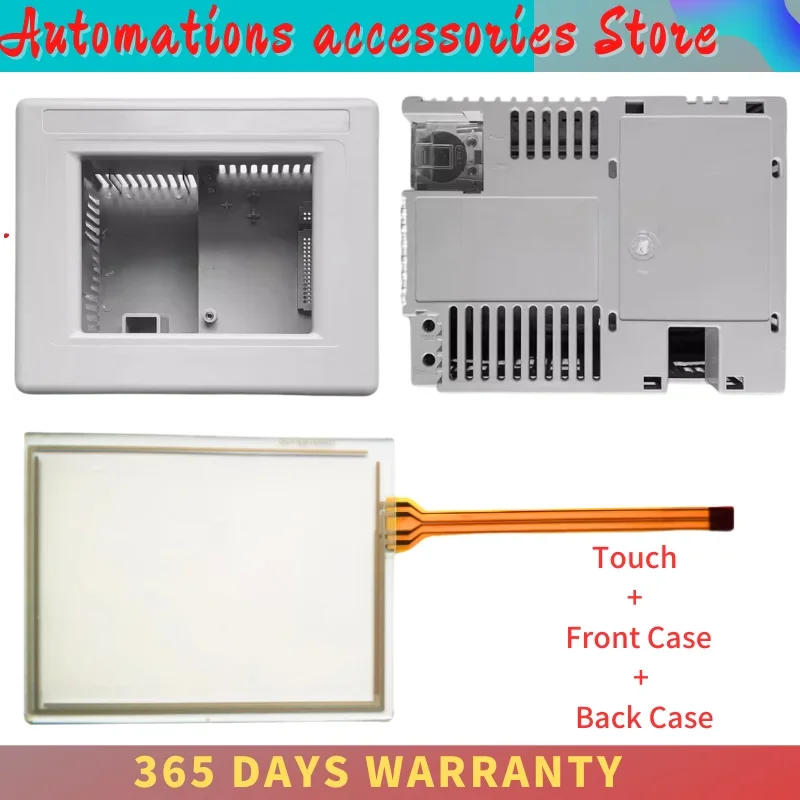 PanelView Plus 600 2711PC-T6C20D 2711PC-T6M20D Touch Screen Panel Glass Digitizer with Front Back Plastic Case Housing Shell