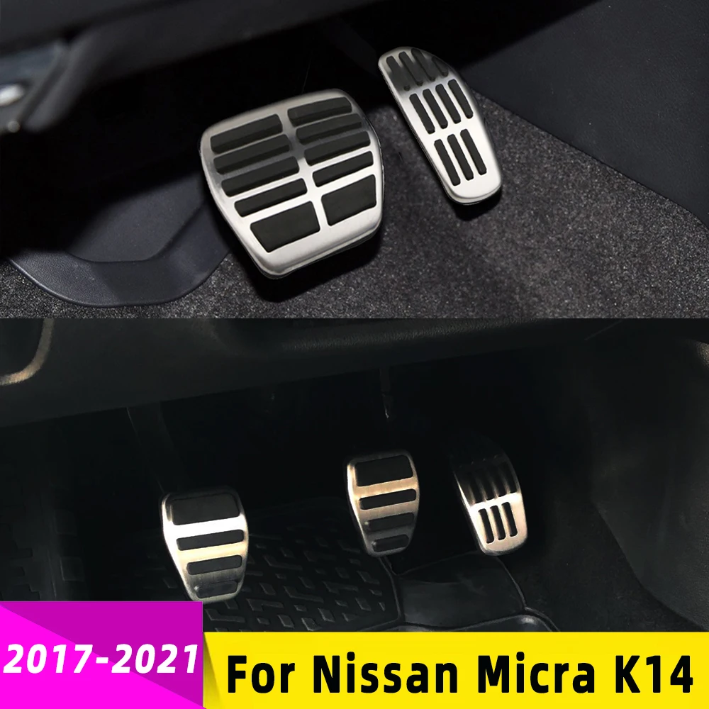 For Nissan Micra K14 2017 2018 2019 2020 2021 AT MT Lilmanta Auto Stainless Steel Car Pedals Gas Brake Pedal Pads Cover
For Nissan Micra K14 2017 2018 2019 2020 2021 AT MT Lilmanta Auto Stainless Steel Car Pedals Gas Brake Pedal Pads Cover