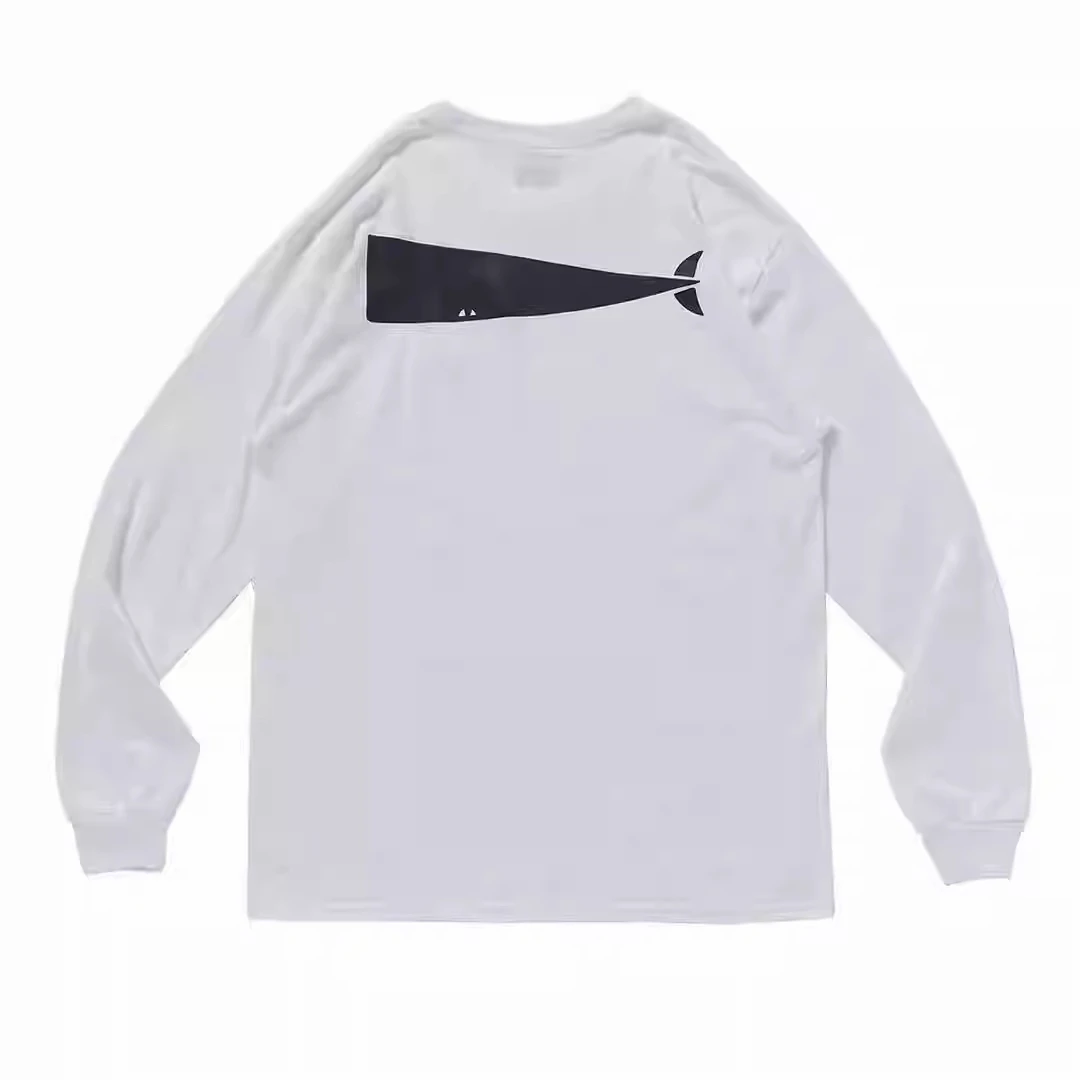 New Arrival Whale Printed Logo Long Sleeve T-shirt Men and Women Short Sleeve Simple Tees
New Arrival Whale Printed Logo Long Sleeve T-shirt Men and Women Short Sleeve Simple Tees