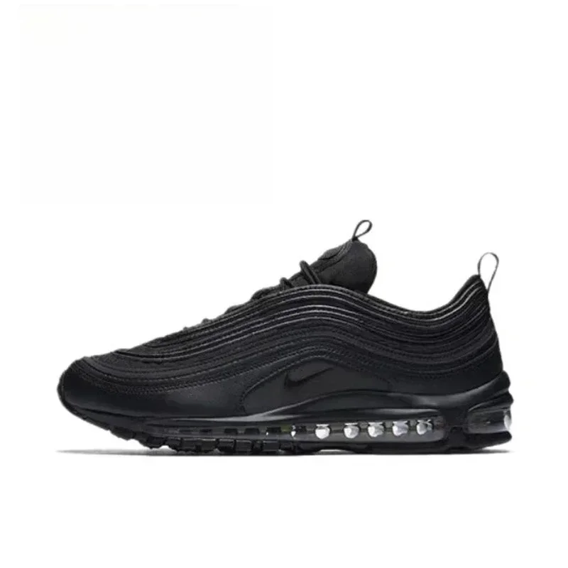 Nike Air Max 97 Men's and Women's Running Shoes, Retro Style, Versatile, Shockproof, Fashionable, Classic Sneakers, Black
Nike Air Max 97 Men's and Women's Running Shoes, Retro Style, Versatile, Shockproof, Fashionable, Classic Sneakers, Black