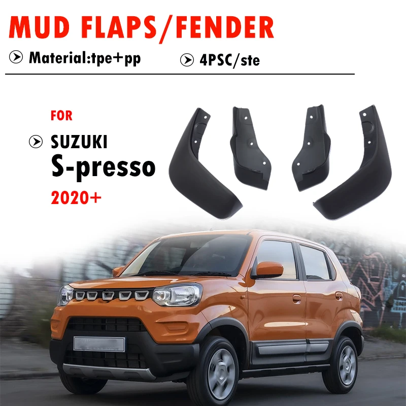 Брызговики (комплект 4 шт.) для Suzuki S-Presso, защита от грязи, аксессуары для автомобиля, 2020-2025+
Брызговики (комплект 4 шт.) для Suzuki S-Presso, защита от грязи, аксессуары для автомобиля, 2020-2025+