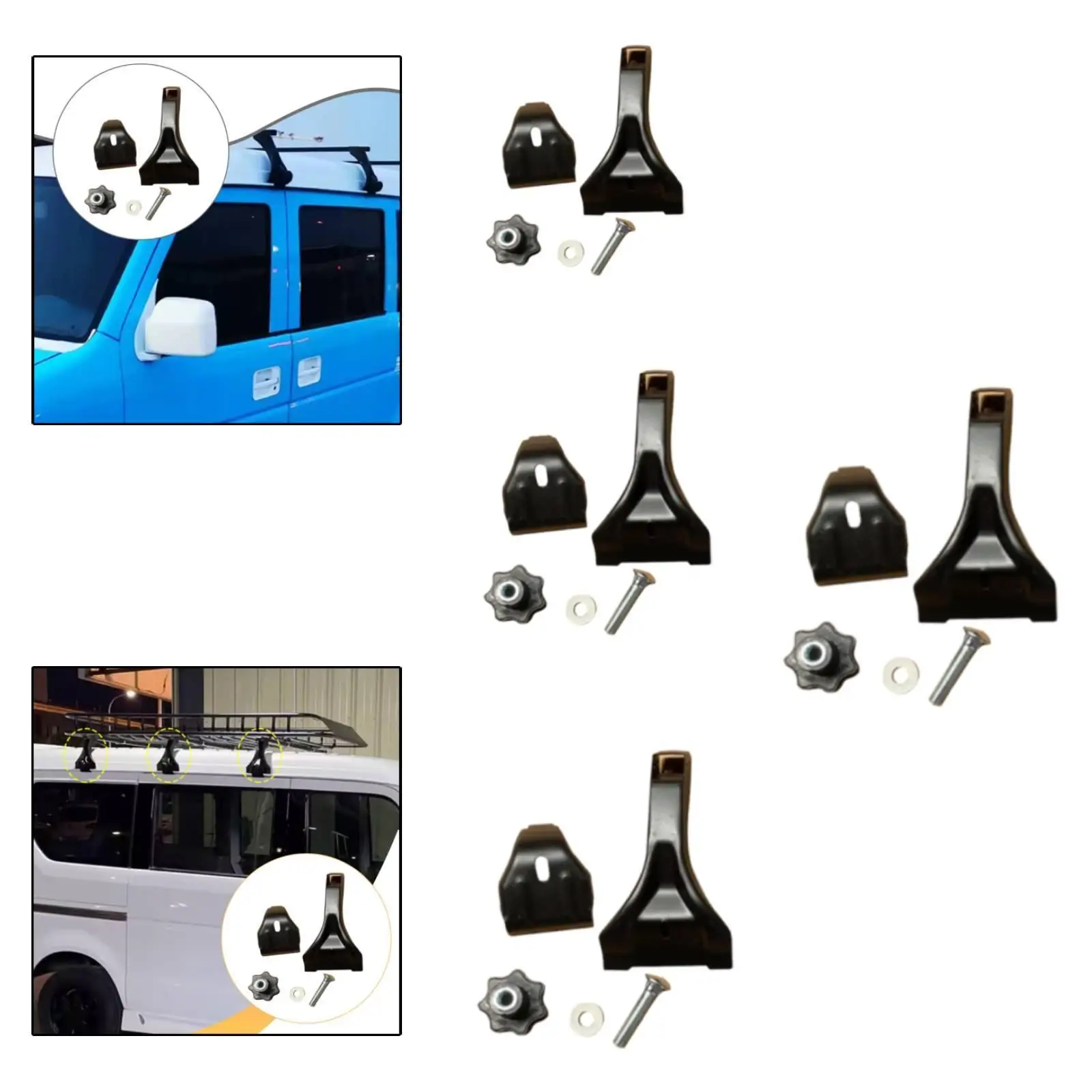 Roof Rack Gutter Mount Bracket Strong Metal Structure Universal Roof Platform Mounting for Offroad Van Roof Storage Systems
Roof Rack Gutter Mount Bracket Strong Metal Structure Universal Roof Platform Mounting for Offroad Van Roof Storage Systems