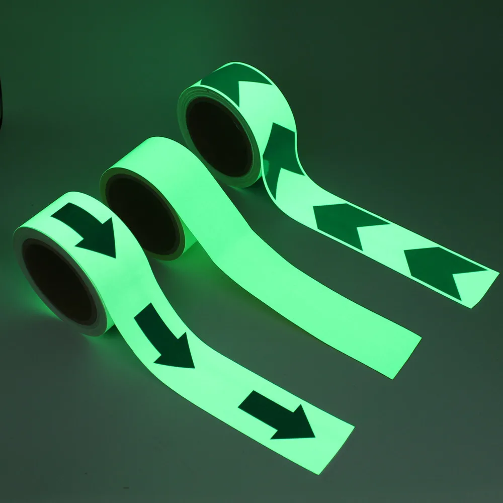 PET Luminous Fire Safety Exit Warning Adhesive Tape, Reflective Arrow, Night Glowing, 5cm * 5m
PET Luminous Fire Safety Exit Warning Adhesive Tape, Reflective Arrow, Night Glowing, 5cm * 5m