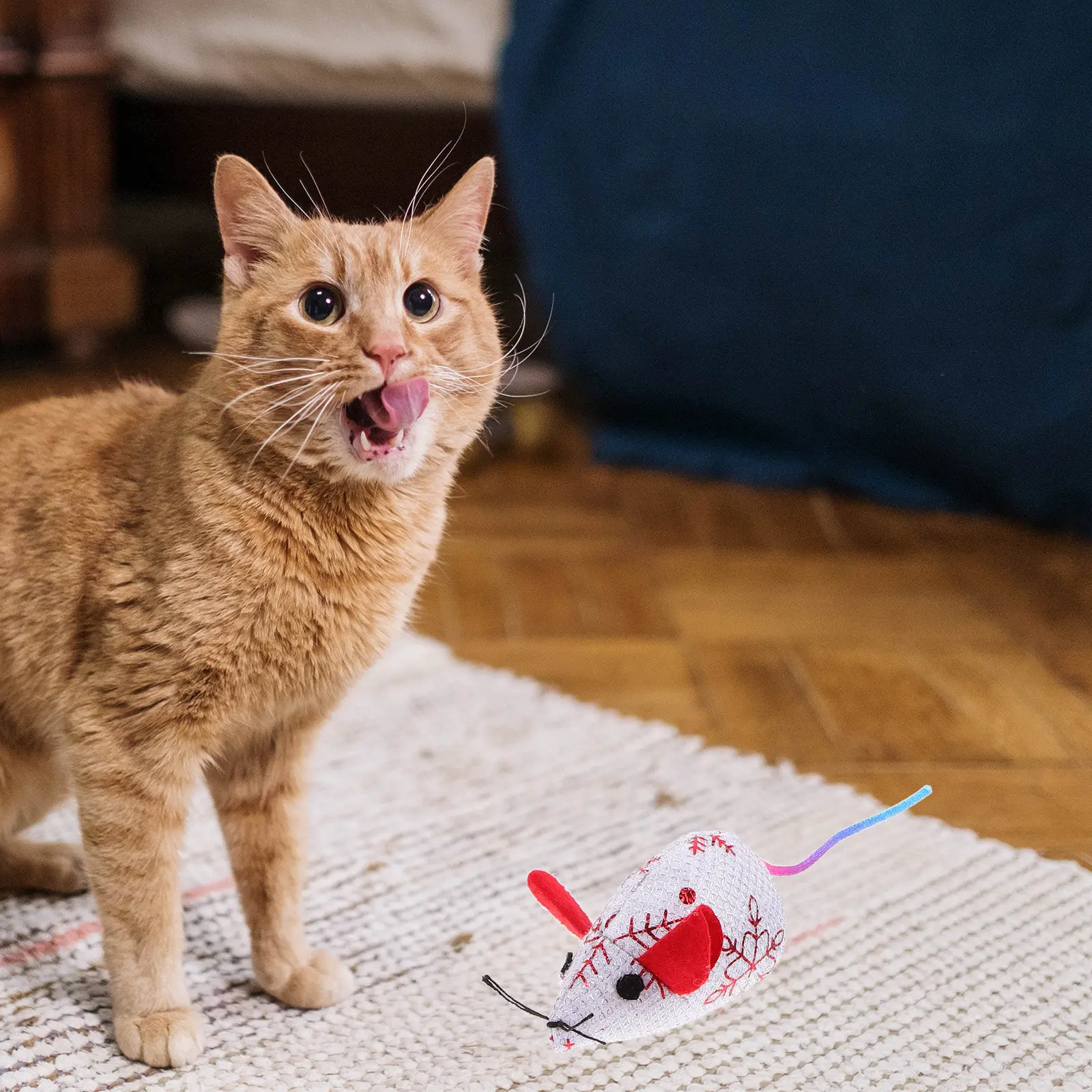 6Pcs Cat Mouse Shape Chewing Plaything for Indoor Cats Small Compact Mice Chew Supplies for Kittens Mice Cat Toy
6Pcs Cat Mouse Shape Chewing Plaything for Indoor Cats Small Compact Mice Chew Supplies for Kittens Mice Cat Toy