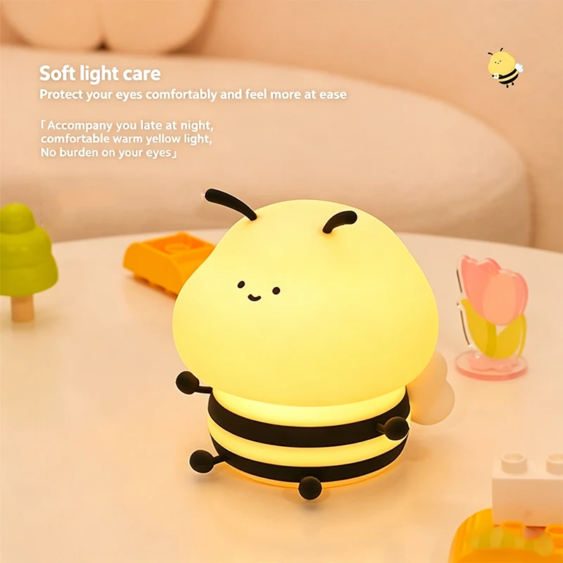 Silicone Night Light Touch Control Dimmable LED Nursery Lamp Rechargeable Portable Bedside Light for Kids Room Baby Feeding Gift
Silicone Night Light Touch Control Dimmable LED Nursery Lamp Rechargeable Portable Bedside Light for Kids Room Baby Feeding Gift