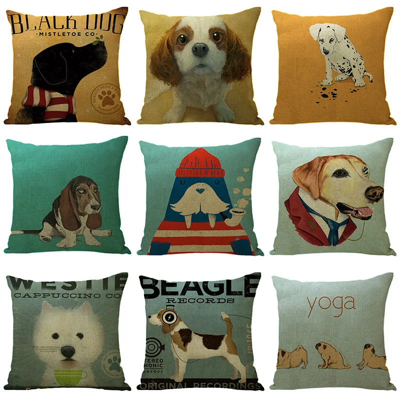 Cartoon Puppy Dog Pillows Case Vintage Cute Dog Pillowcase for Girls Boy KIDS Room Home Decor Sofa Garden Chair Pillow Cover
Cartoon Puppy Dog Pillows Case Vintage Cute Dog Pillowcase for Girls Boy KIDS Room Home Decor Sofa Garden Chair Pillow Cover