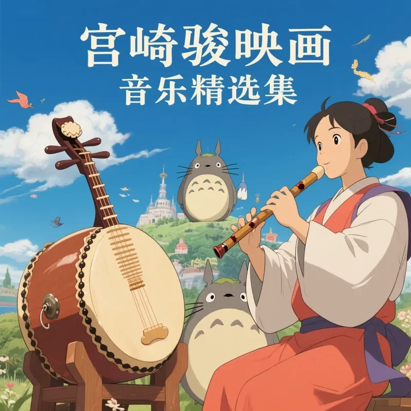 Hayao Miyazaki Movie Music Collection for Hisaishi Joe Classic Japanese Animation Electric Score Music CD
Hayao Miyazaki Movie Music Collection for Hisaishi Joe Classic Japanese Animation Electric Score Music CD