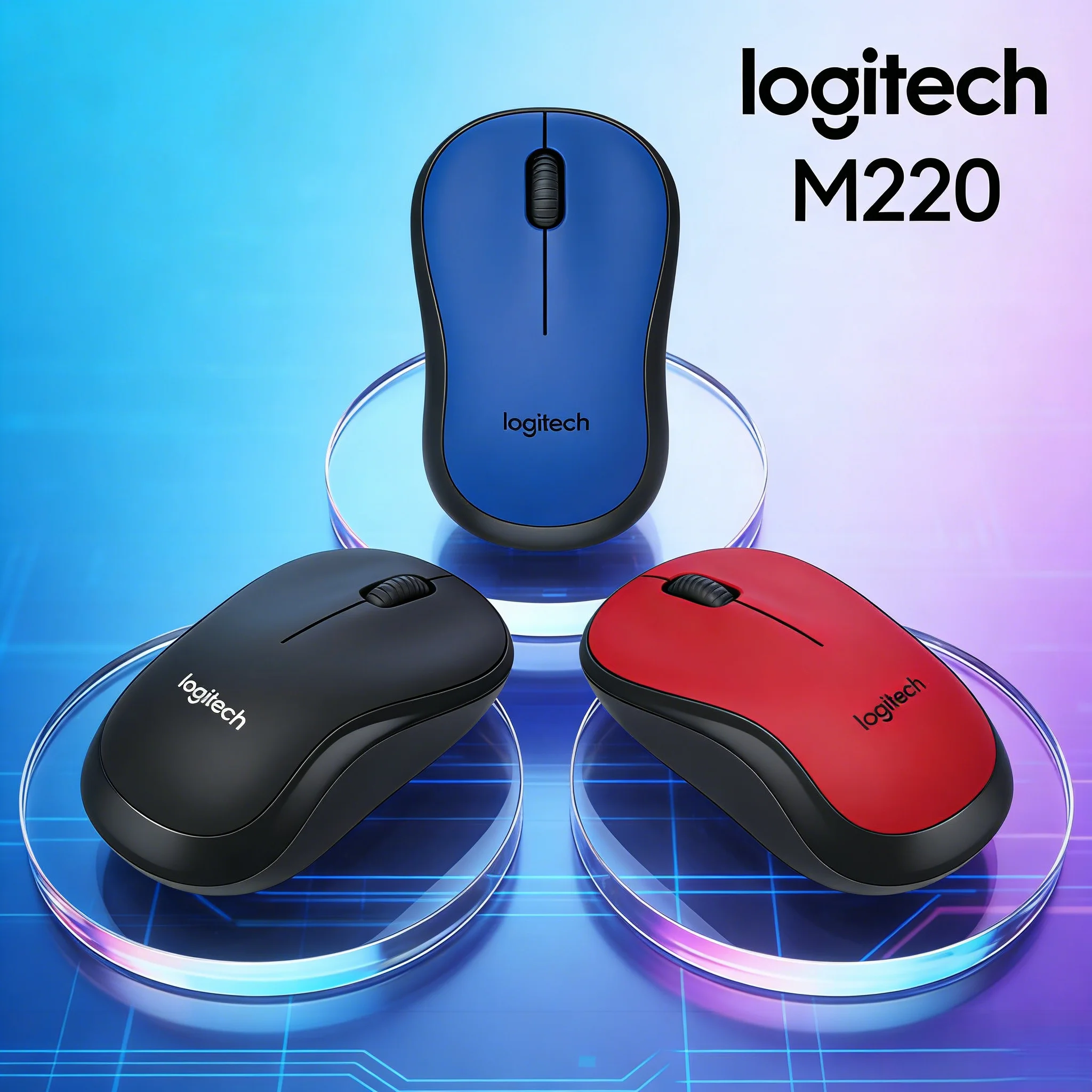 Logitech M220 Silent Mouse - 18-Month Battery Compatible with All OS
Logitech M220 Silent Mouse - 18-Month Battery Compatible with All OS