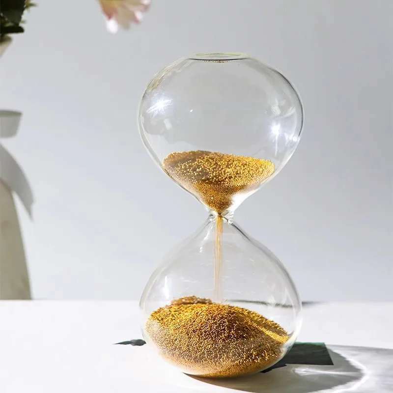 Metal Frame Hourglass No Timed Decoration Creative Glass Golden Flowing Sand Time Hourglass Small Gift
Metal Frame Hourglass No Timed Decoration Creative Glass Golden Flowing Sand Time Hourglass Small Gift