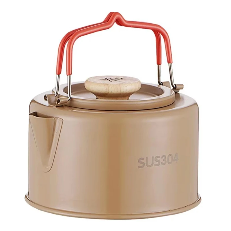 1100Ml Portable Camping Kettle - Heat-Resistant Handle, Ideal For Tea & Coffee, Camping Water Boiler
1100Ml Portable Camping Kettle - Heat-Resistant Handle, Ideal For Tea & Coffee, Camping Water Boiler
